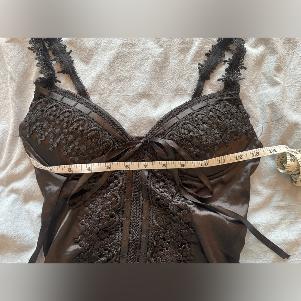 Amazing Vintage Black Seductions Corset Top - Picture 12 of 13